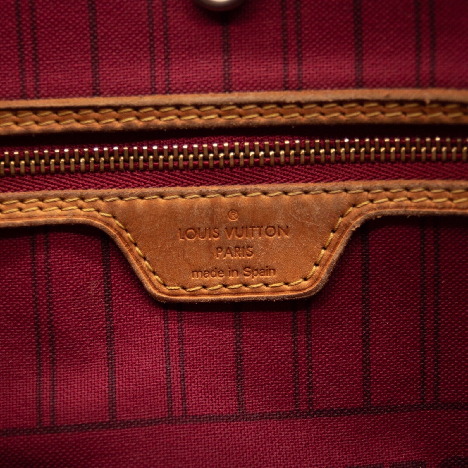 Louis Vuitton Neverfull Neo Mm Pivoine Brown Monogram Canvas Tote