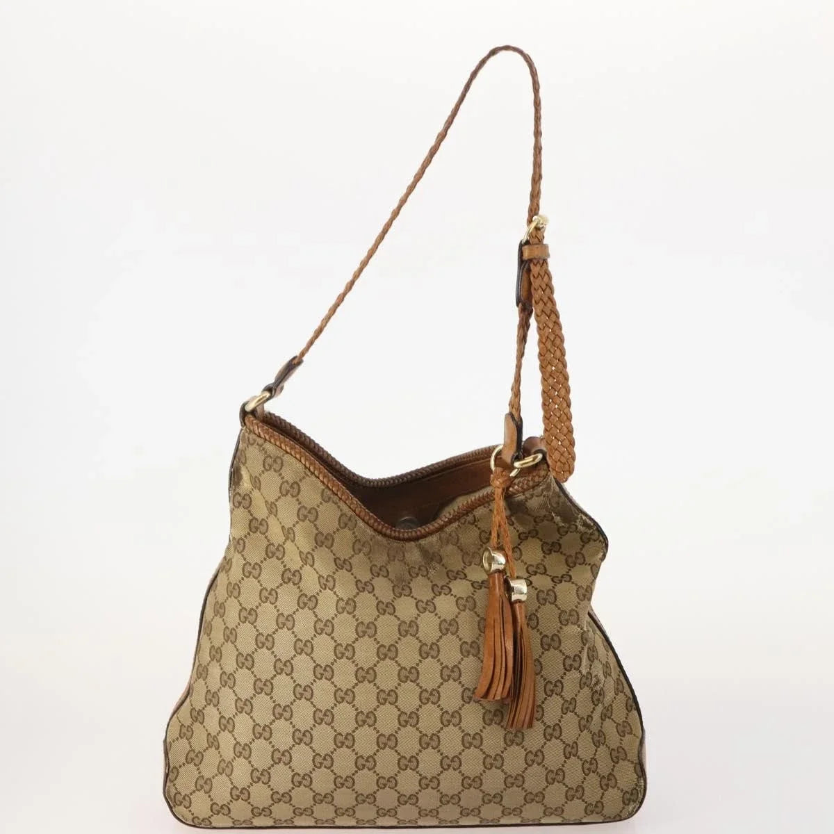 GIVEAWAY BAG Gucci GG Canvas Hobo Bag with Braided Strap & Tassels GIVEAWAY BAG