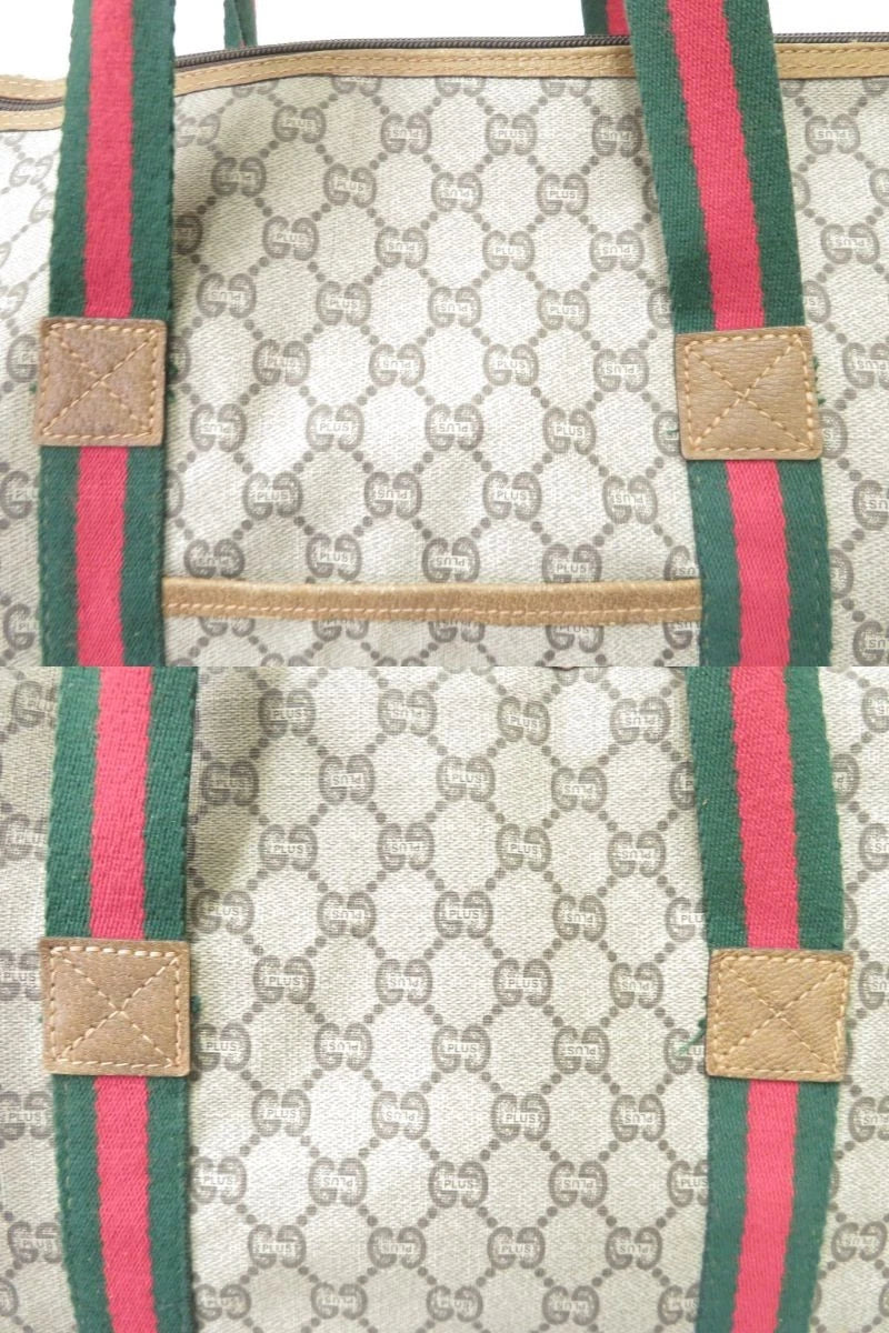 Gucci Gucci Plus Sherry Line PVC Leather Tote Shoulder Bag