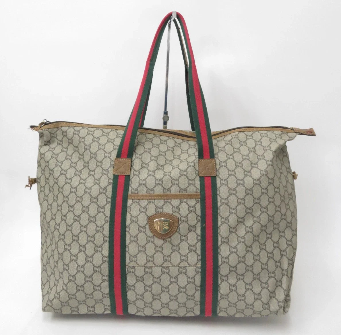 Gucci Gucci Plus Sherry Line PVC Leather Tote Shoulder Bag