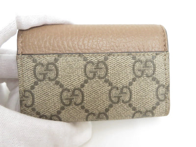 GUCCI GG Marmont Leather 6 Ring Key Case
