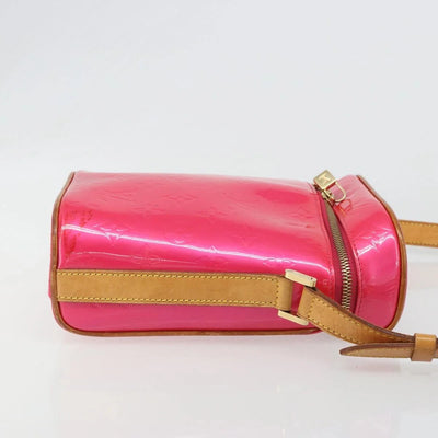 $995 2003 Louis Vuitton Fuchsia Monogram Vernis Vertical Sullivan Bag CE0013