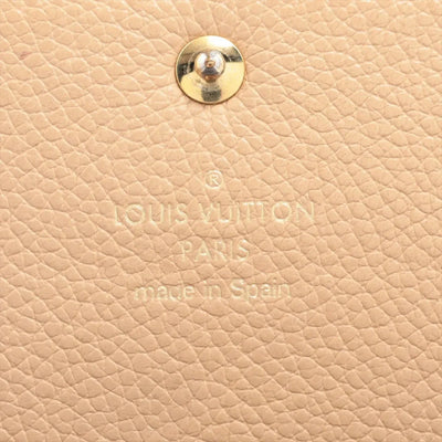Louis Vuitton Empreinte Portofeuille Emilie M62369 Noir Long Wallet