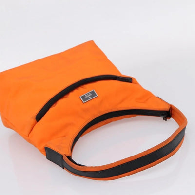 $850 Gucci Orange Nylon Top Handle