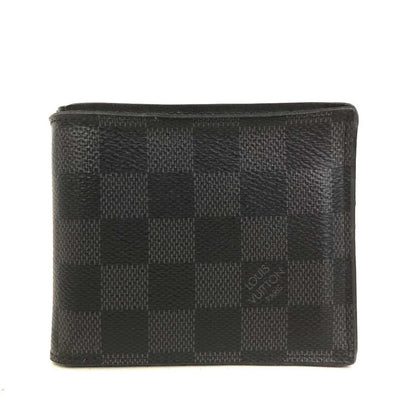 $750 Louis Vuitton Damier Graphite Portefeiulle Amerigo NM Bifold Wallet RA1200