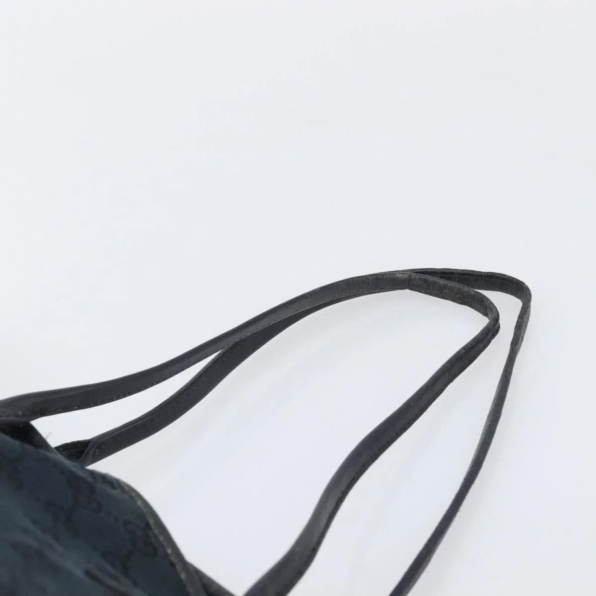 $950 Gucci GG Canvas Abbey Black Tote