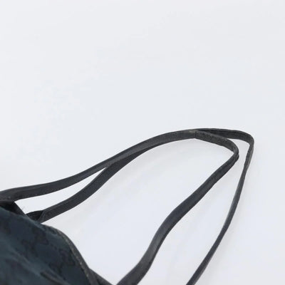 $950 Gucci GG Canvas Abbey Black Tote