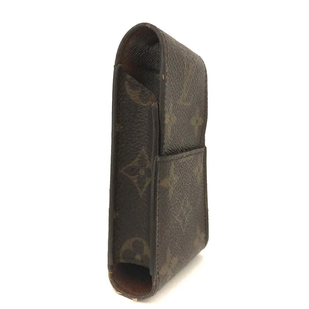 Louis Vuitton Monogram Cigarette Tobacco Case Brown CT0091