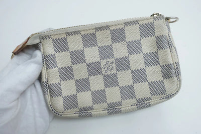 Louis Vuitton Damier Azur Mini Pochette Accessories Pouch Bag