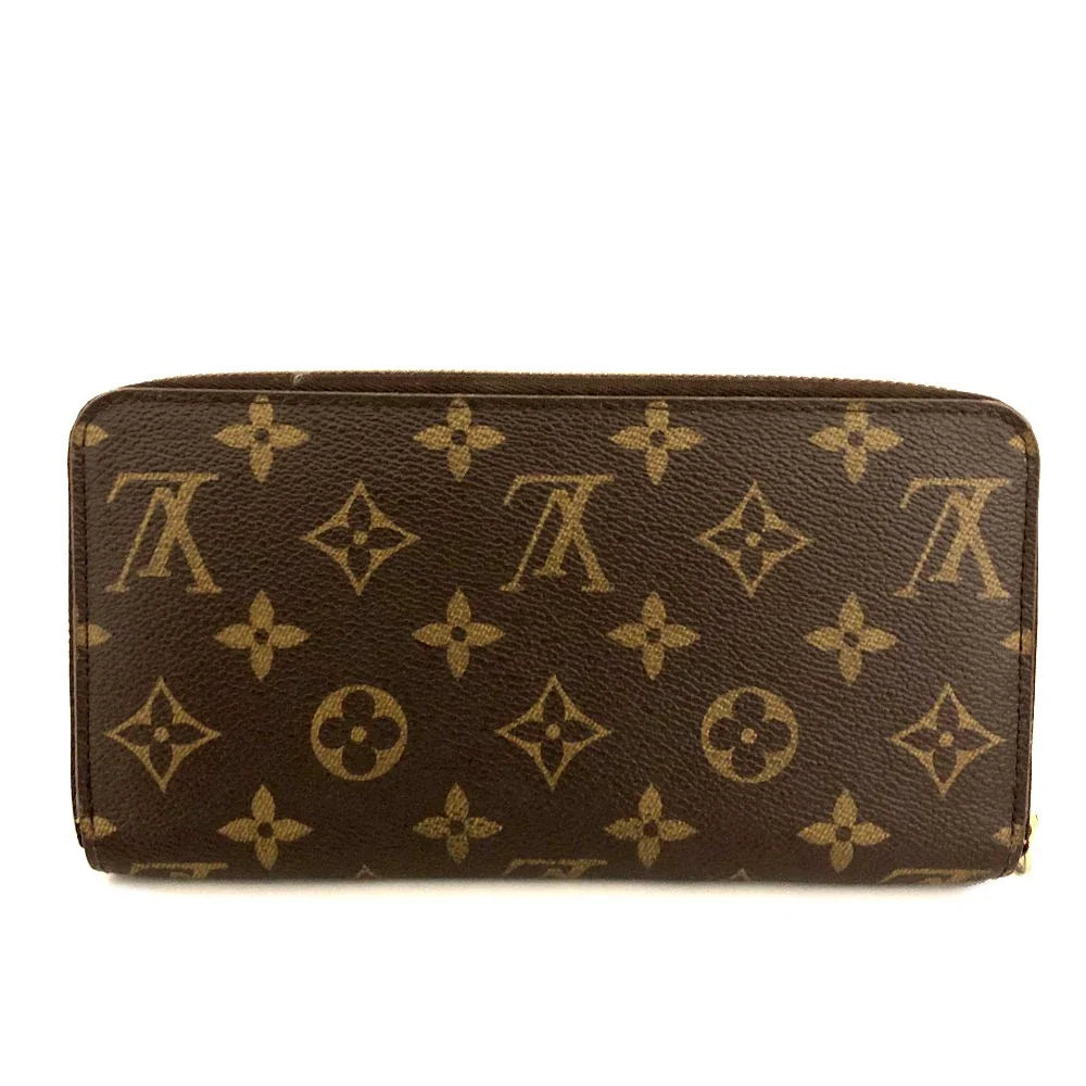 PRE-ORDER Louis Vuitton Monogram Zippy Zip Around Long Wallet Purse Brown CA0128