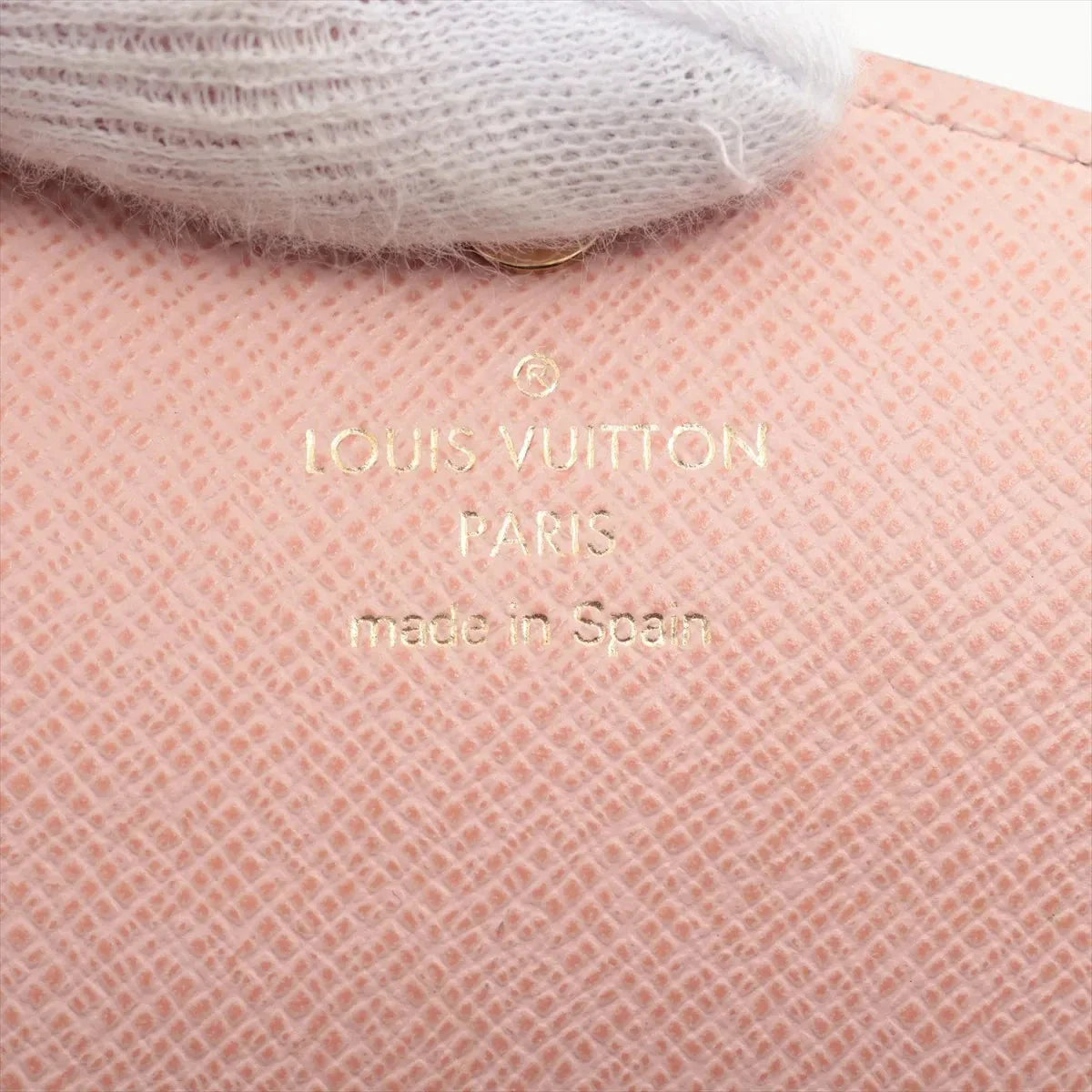 Louis Vuitton Damier Portefeuille Sarah N60114 Rose Ballerine Long Wallet