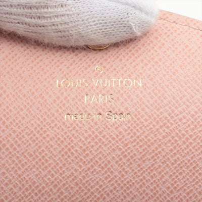 Louis Vuitton Damier Portefeuille Sarah N60114 Rose Ballerine Long Wallet