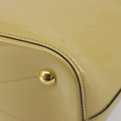 $1560 2014 LOUIS VUITTON Vernis Montebello PM Dune DR2114
