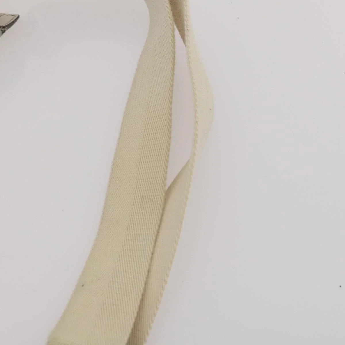 $800 Gucci Monogram Calfskin Perforated Medium Flat Messenger Bag Off White