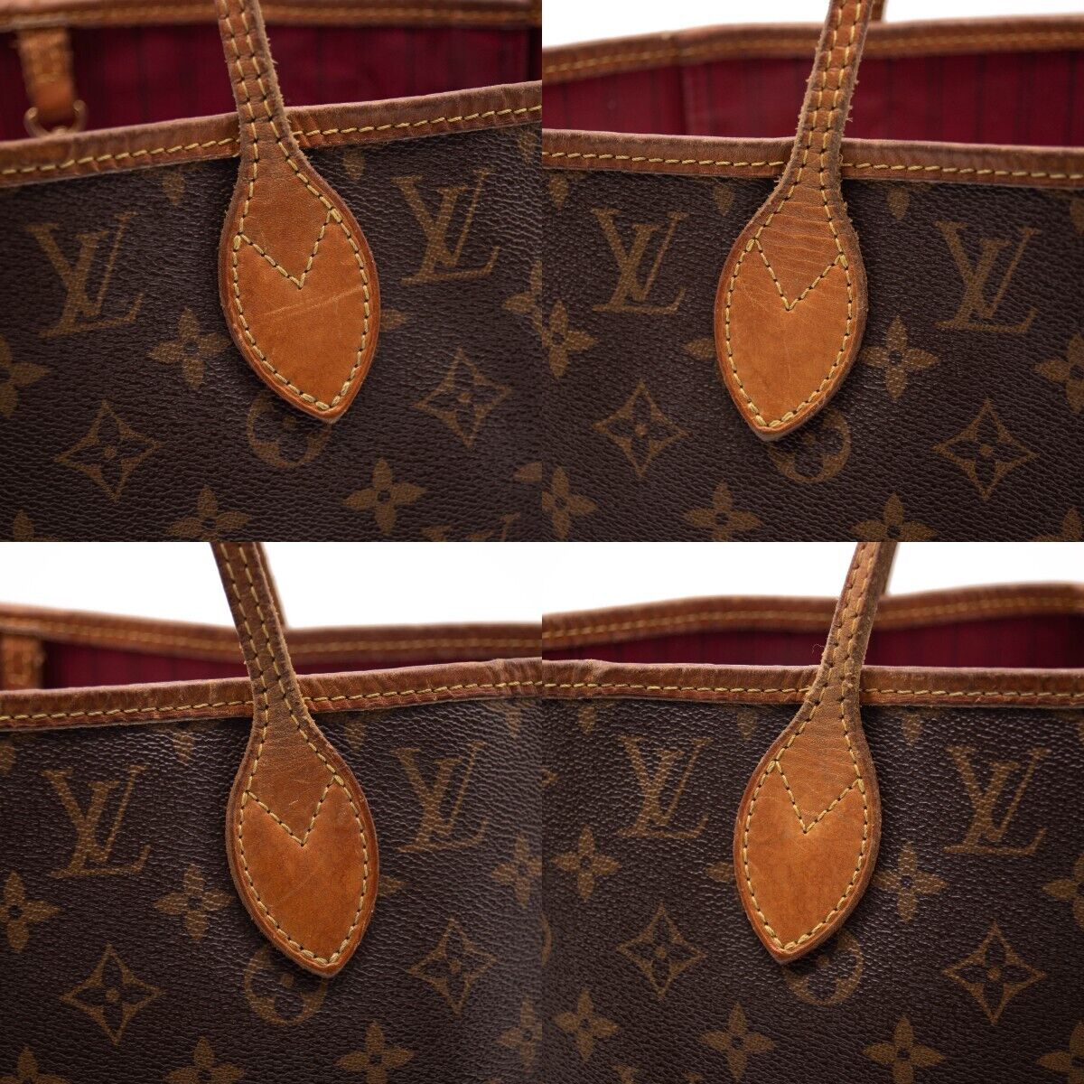 Louis Vuitton Neverfull Neo Mm Pivoine Brown Monogram Canvas Tote