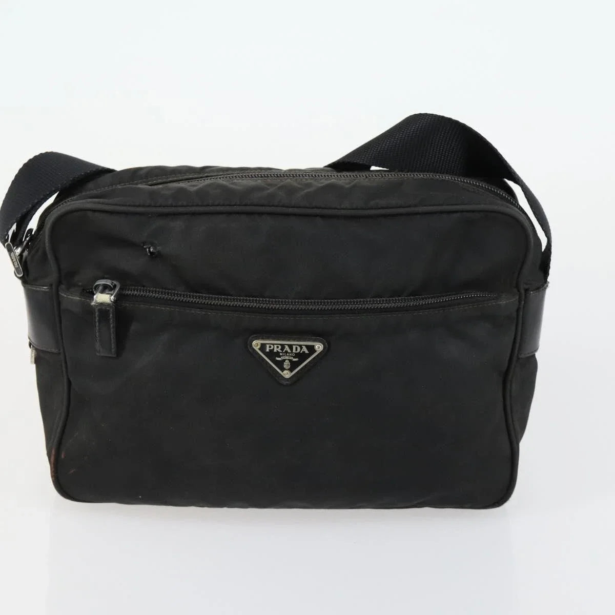 $2050 Prada Black Re-Nylon and Saffiano Shoulder Bag GIVEAWAY