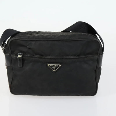$2050 Prada Black Re-Nylon and Saffiano Shoulder Bag GIVEAWAY