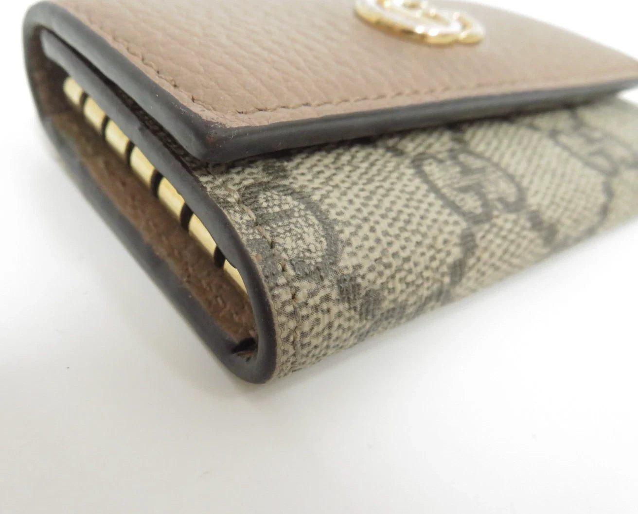 GUCCI GG Marmont Leather 6 Ring Key Case