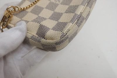 Louis Vuitton Damier Azur Mini Pochette Accessories Pouch Bag