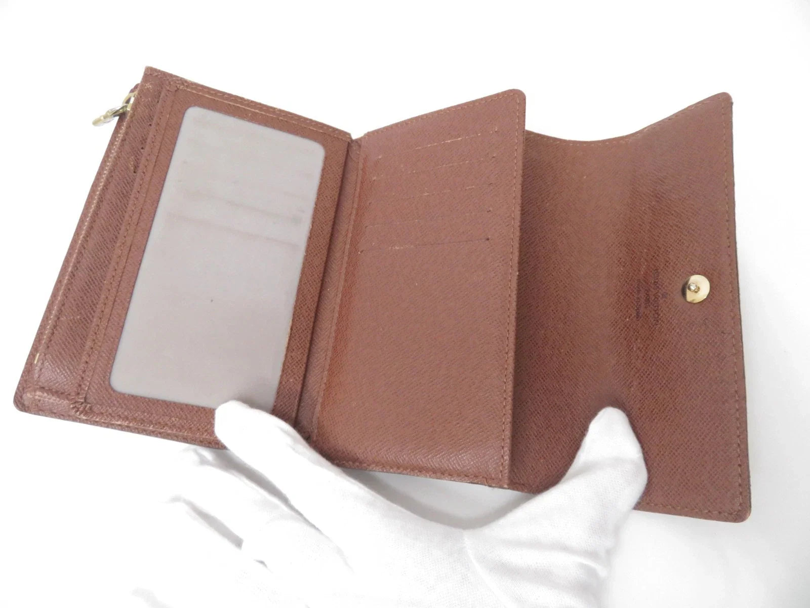 $775 LOUIS VUITTON Monogram Alexandra Trifold Wallet CA1180 2010