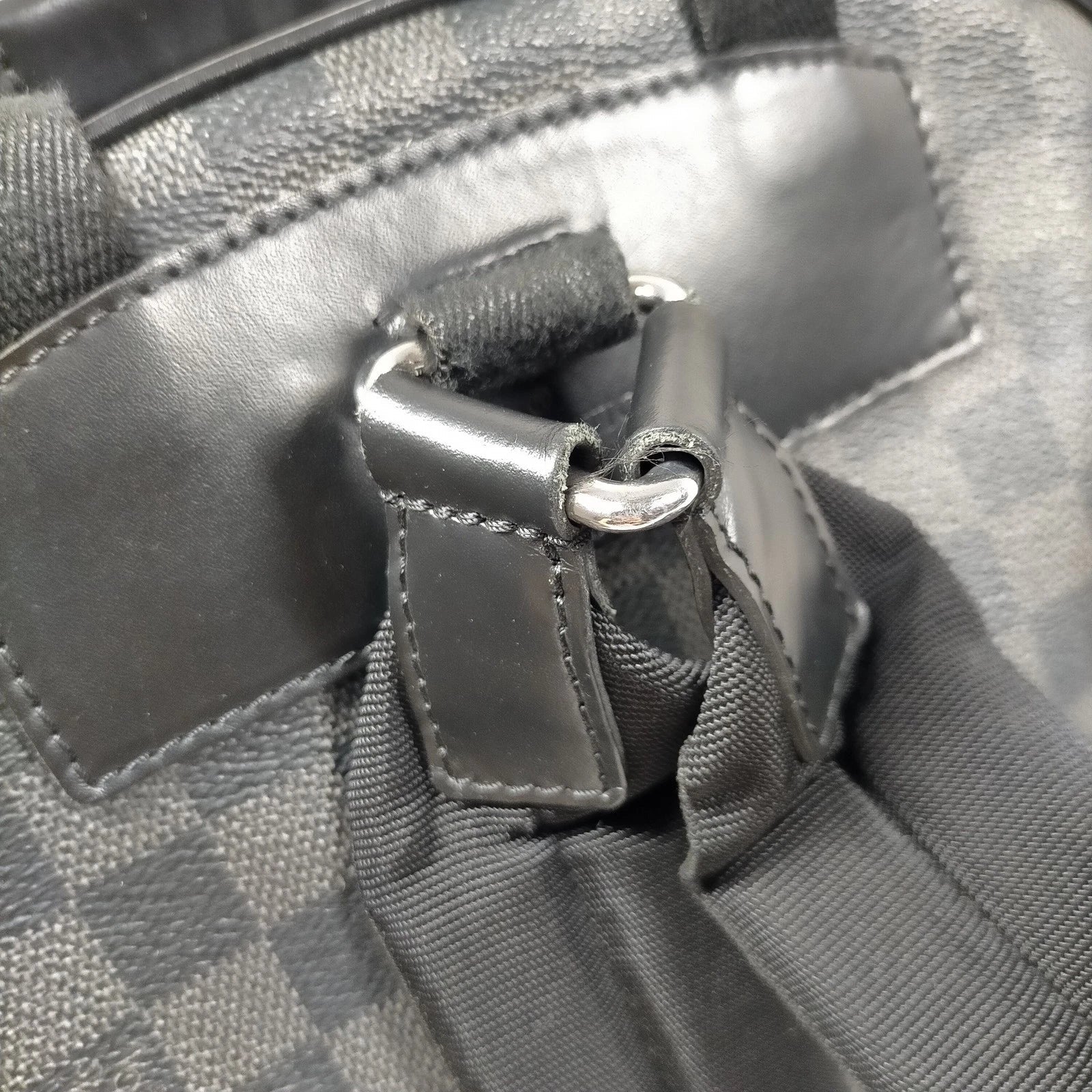 PRE-ORDER Louis Vuitton Back Pack Bag Josh Black Damier Graphite TJ3148