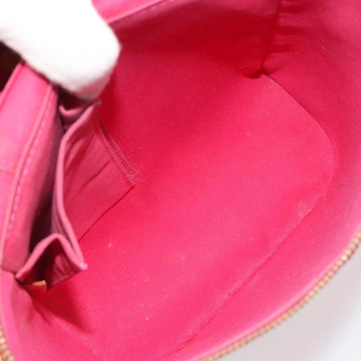 $995 2003 Louis Vuitton Fuchsia Monogram Vernis Vertical Sullivan Bag CE0013