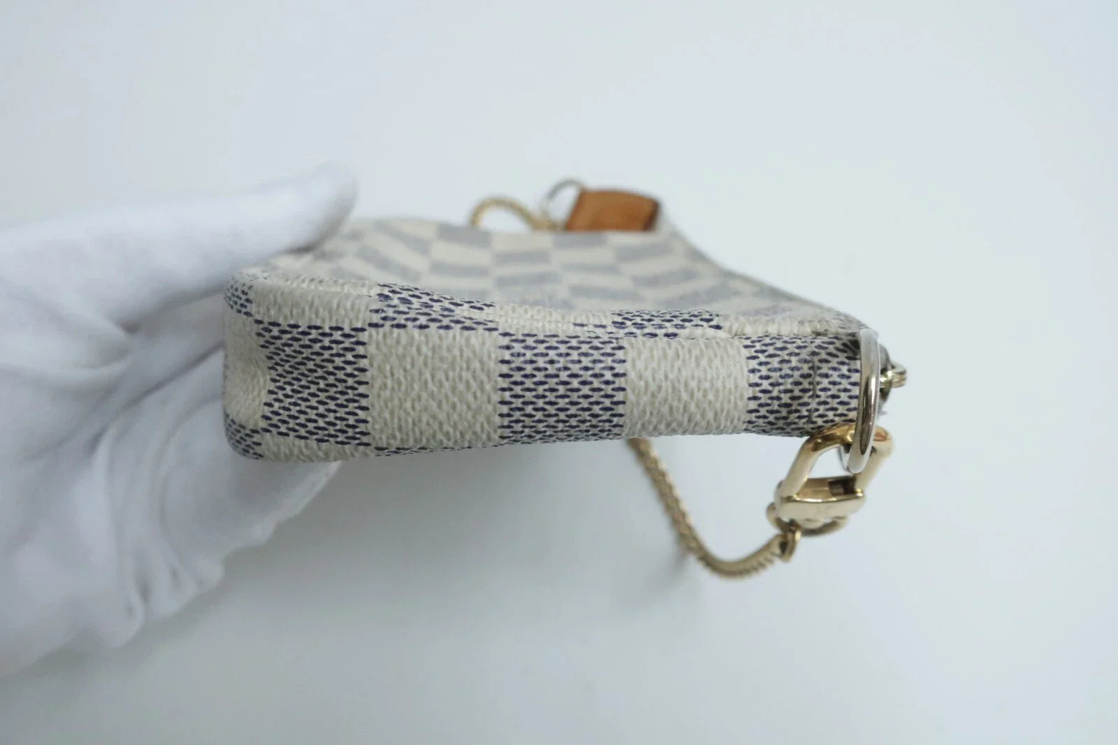 Louis Vuitton Damier Azur Mini Pochette Accessories Pouch Bag