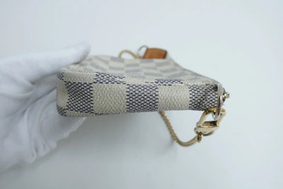 Louis Vuitton Damier Azur Mini Pochette Accessories Pouch Bag