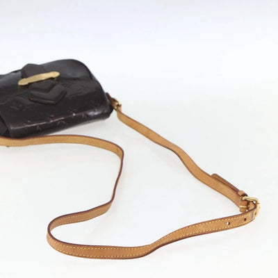 $1640 2011 LOUIS VUITTON Monogram Vernis Bellflower GM Amarante FL4111