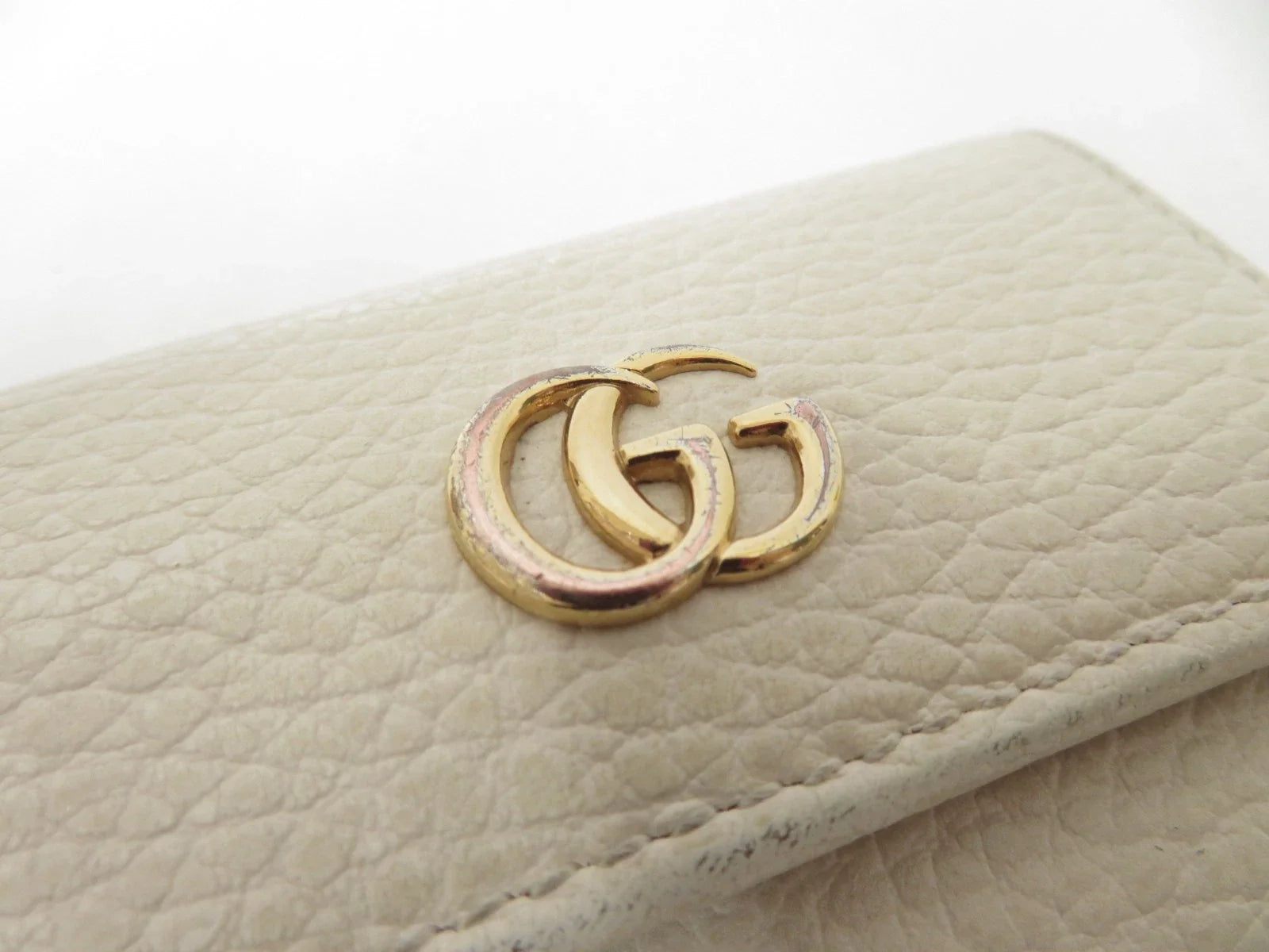 GUCCI GG Marmont Leather 6 Ring Key Case
