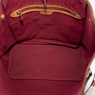 Louis Vuitton Neverfull Neo Mm Pivoine Brown Monogram Canvas Tote