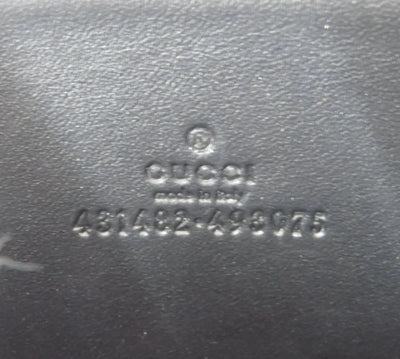 GUCCI GG Supreme PVC Zip Around Compact Zippy Wallet