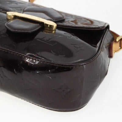 $1640 2011 LOUIS VUITTON Monogram Vernis Bellflower GM Amarante FL4111