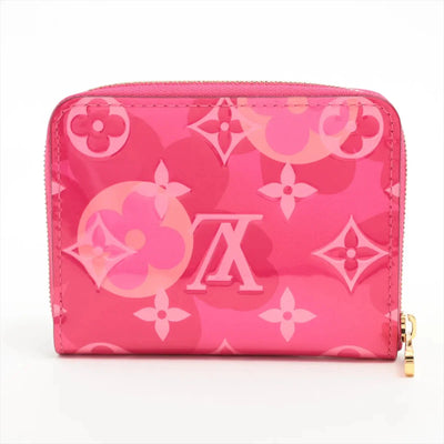 Louis Vuitton Vernis Zippy Coin Purse M90589 Pink Coin Purse RFID