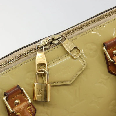 $1560 2014 LOUIS VUITTON Vernis Montebello PM Dune DR2114