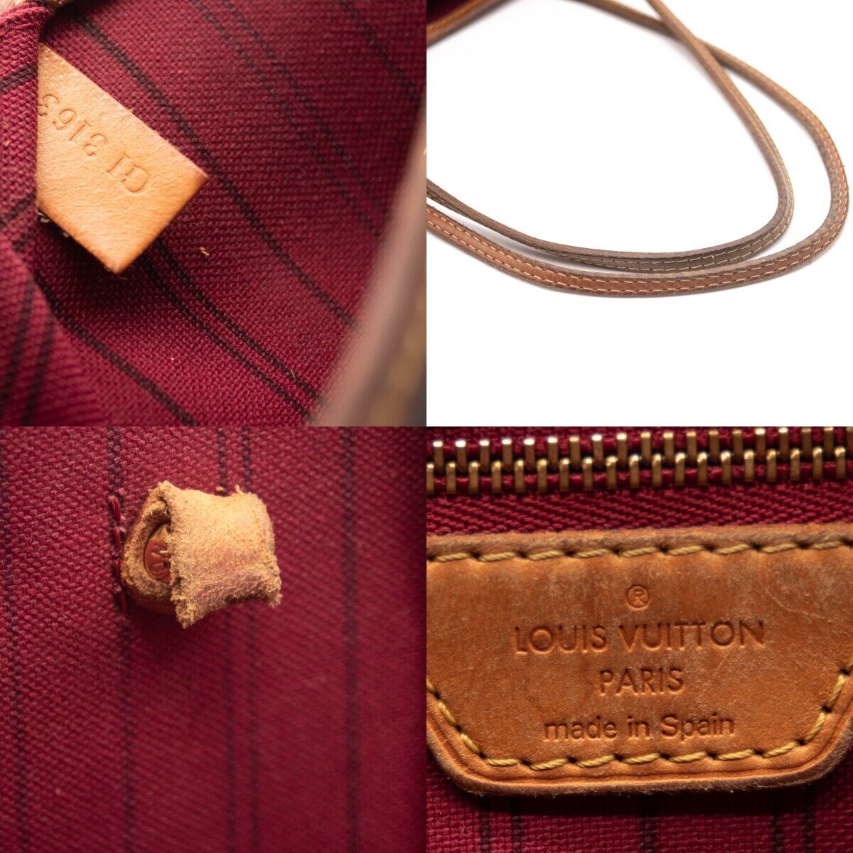Louis Vuitton Neverfull Neo Mm Pivoine Brown Monogram Canvas Tote