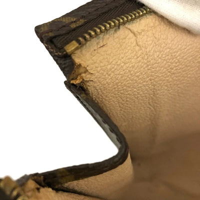 $760 2002 Louis Vuitton Monogram Poche Toiletry 26 Cosmetics Pouch Purse Brown SL0062