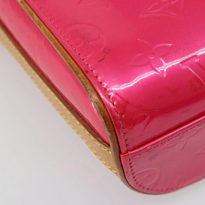 $995 2003 Louis Vuitton Fuchsia Monogram Vernis Vertical Sullivan Bag CE0013