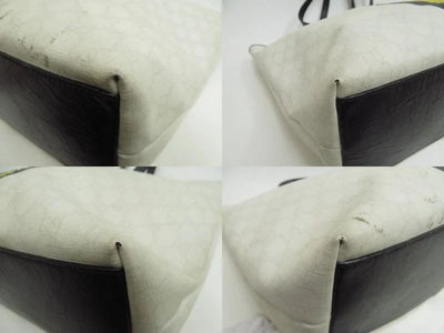$1190 Gucci Supreme Web Tote with Vintage Gucci Logo - Oatmeal and Neon