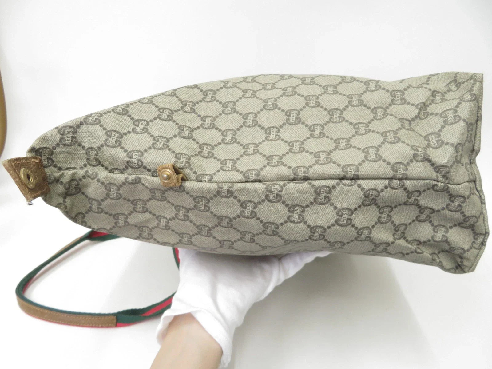 Gucci Gucci Plus Sherry Line PVC Leather Tote Shoulder Bag