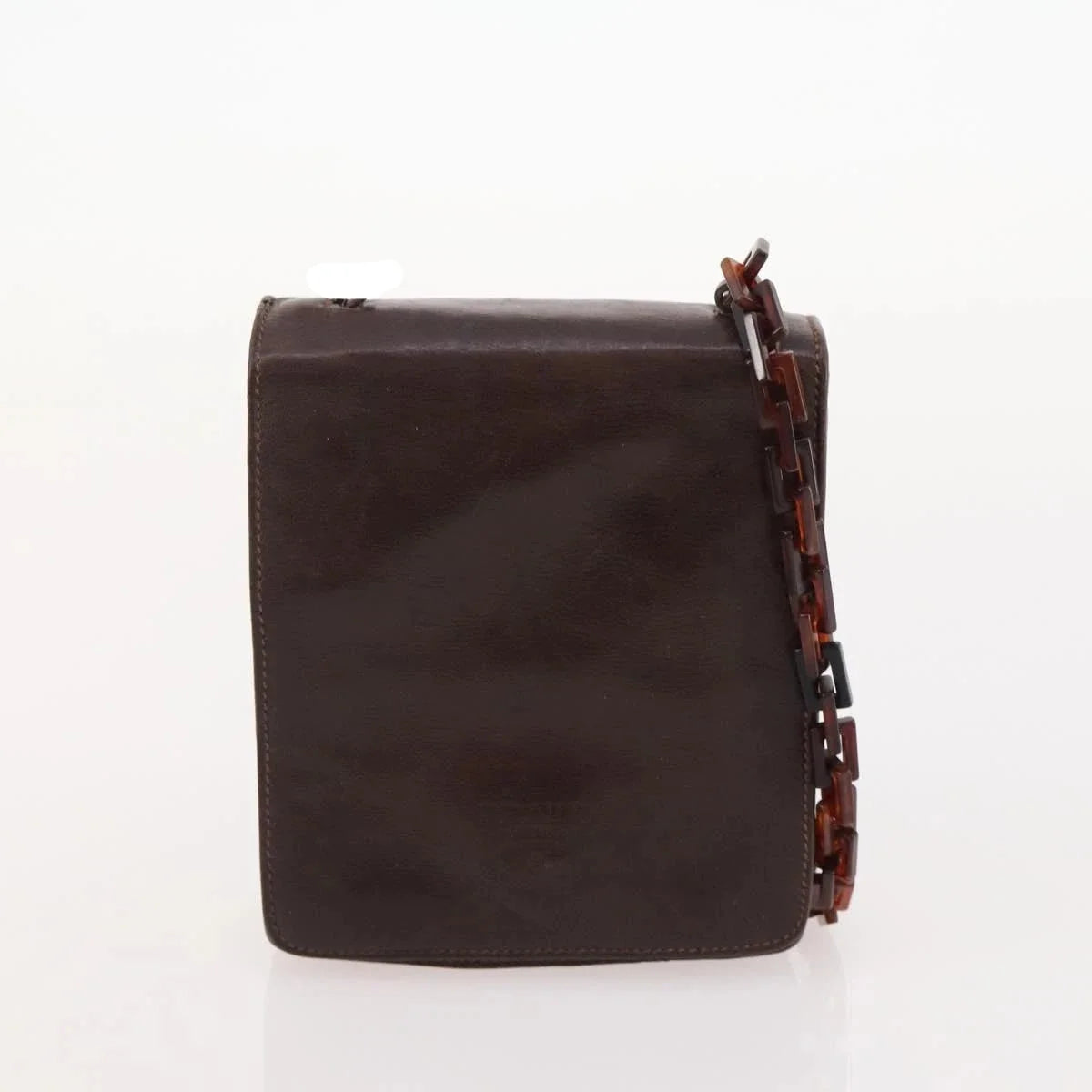 $800 Prada Enamel Chain Shoulder Bag