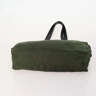 $1300 Prada Tessuto Nylon Bauletto Green