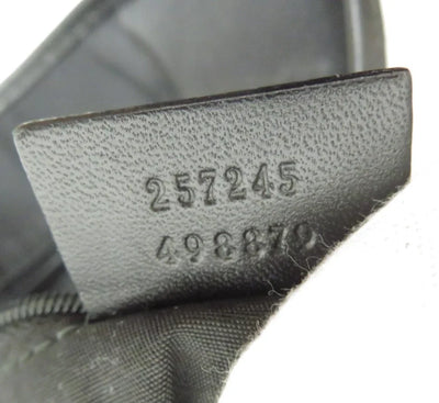 $1190 Gucci Supreme Web Tote with Vintage Gucci Logo - Oatmeal and Neon