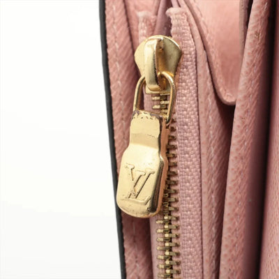 Louis Vuitton Damier Portefeuille Sarah N60114 Rose Ballerine Long Wallet