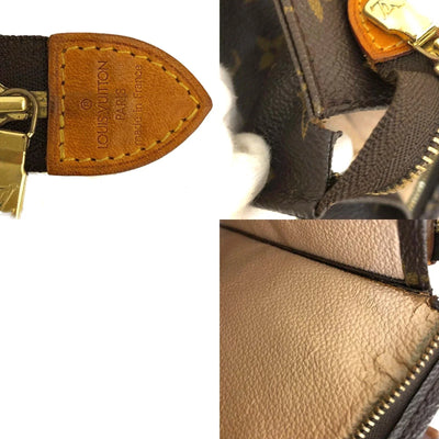 $760 2002 Louis Vuitton Monogram Poche Toiletry 26 Cosmetics Pouch Purse Brown SL0062