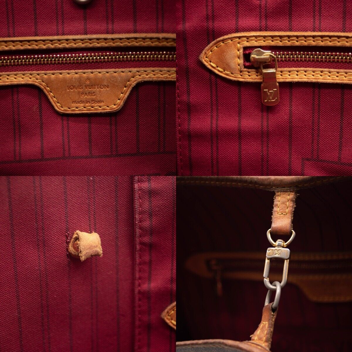 Louis Vuitton Neverfull Neo Mm Pivoine Brown Monogram Canvas Tote