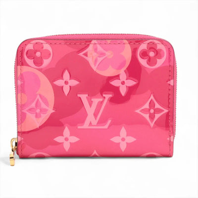 Louis Vuitton Vernis Zippy Coin Purse M90589 Pink Coin Purse RFID