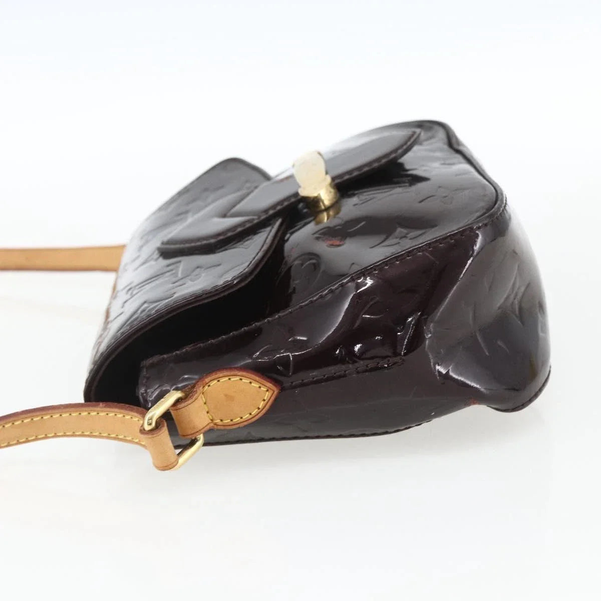 $1640 2011 LOUIS VUITTON Monogram Vernis Bellflower GM Amarante FL4111