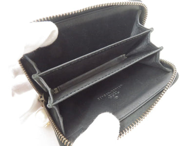 GUCCI GG Supreme PVC Zip Around Compact Zippy Wallet