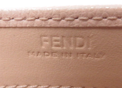 FENDI F is Leather Bifold Long Wallet